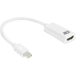 Act mini displayport han til hdmi ac7525 hvid