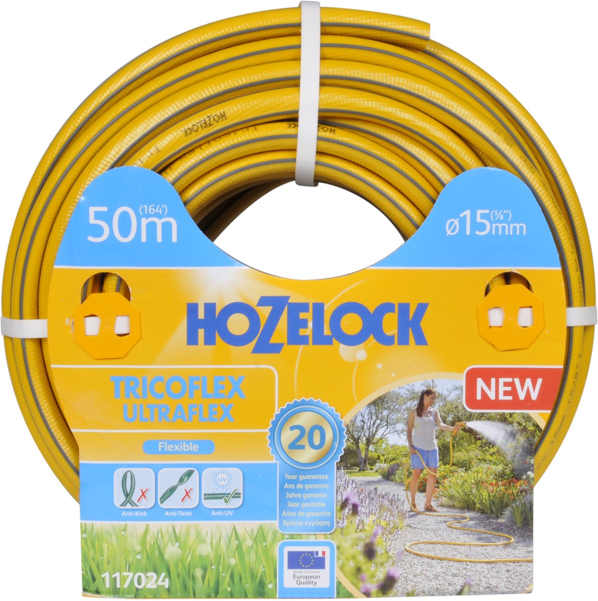 Hozelock tricoflex ultraflex slange 50m (�15 mm)