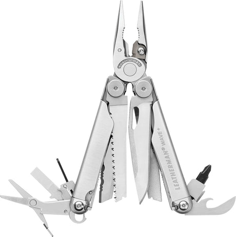 Leatherman - wave+ multi-tool - 18-in-1 met vergrendelbare messen en tangen