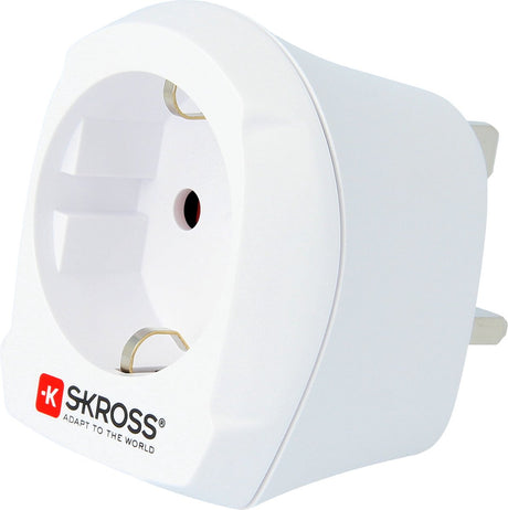 Skross - rejseadapter - Europa til Det Forenede Kongerige (UK)