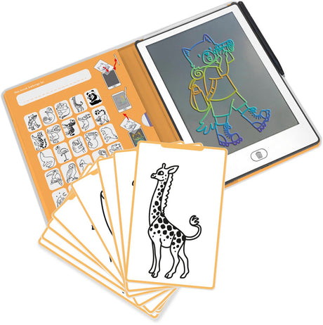 Kidywolf kidydraw mini tegnetablet - dyretema - uddannelsesmæssigt - 4+ år