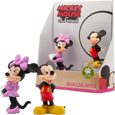 Bullyland 15083 – Disney Mickey Minnie legefigurer – naturtro og detaljeret design – ideel som kagefigur, samlerobjekt eller munter gave til børn fra 3 år og ældre