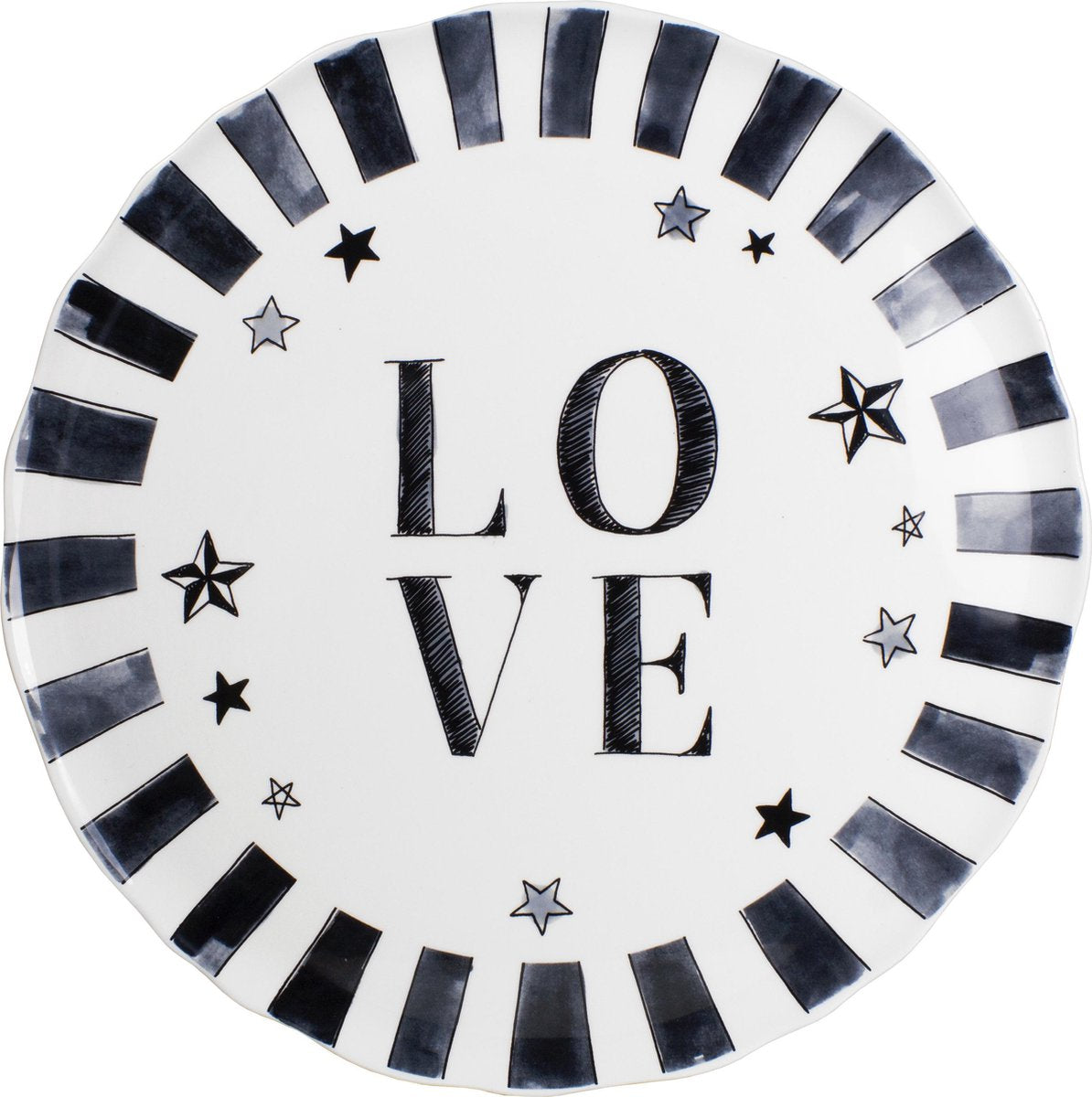 Blond amsterdam -x noir - bord love - 31 cm