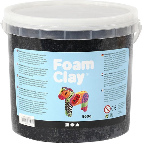 Foam clay®, 560 gr, sort