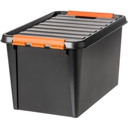 Opbevaringsspand smartstore 3196269 pp (polypropylen) sort