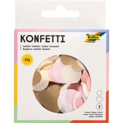 Konfetti folia elsker papir flerfarvet