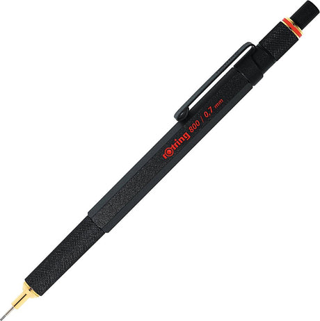 Rotring 800 mekanisk blyant | hb 0,7 mm | sort metalhus