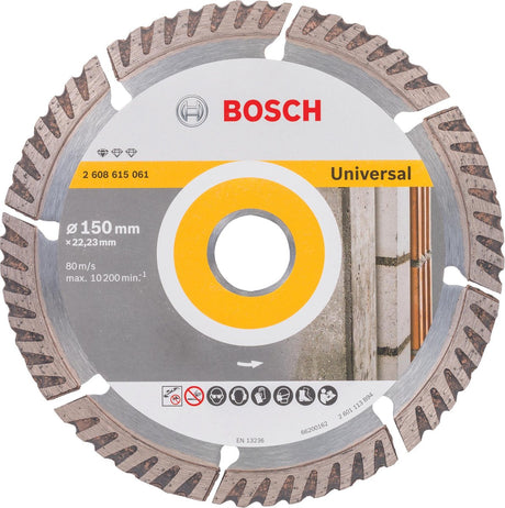 Bosch tilbehør diamantskæreskive | standard for universel | 150 x 22,23 - 2608615061