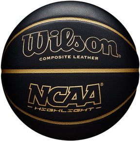 Wilson ncaa highlight basketball størrelse 7 - sort guld