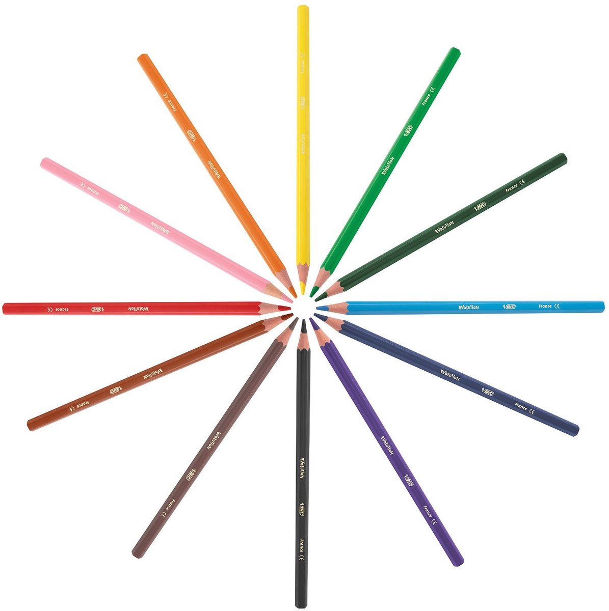 Bic farveblyanter ecolutions evolution 144 stykker - bæredygtig farve sjov.