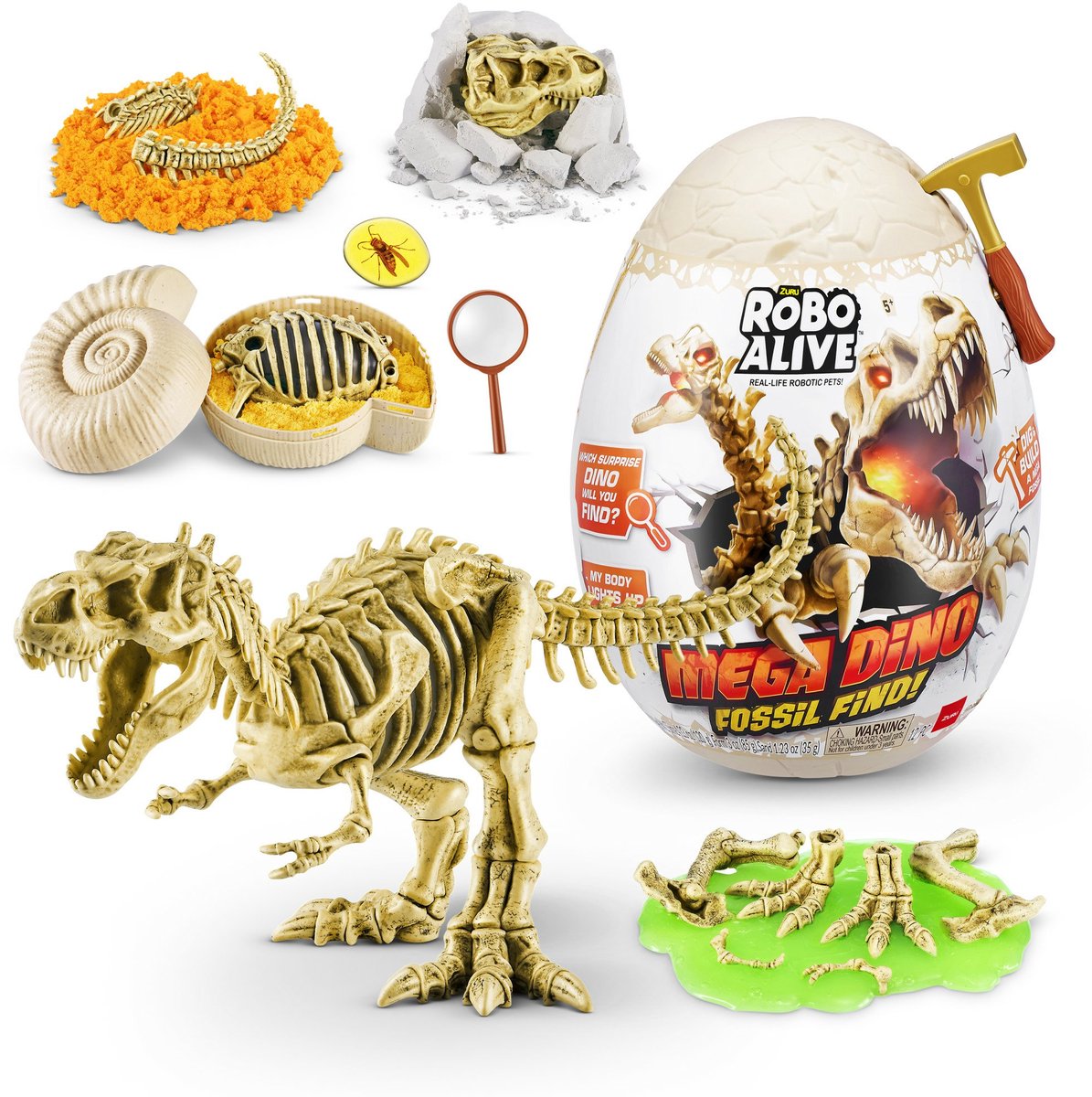 Robo alive zuru mega dino fossilfund - spillefigur