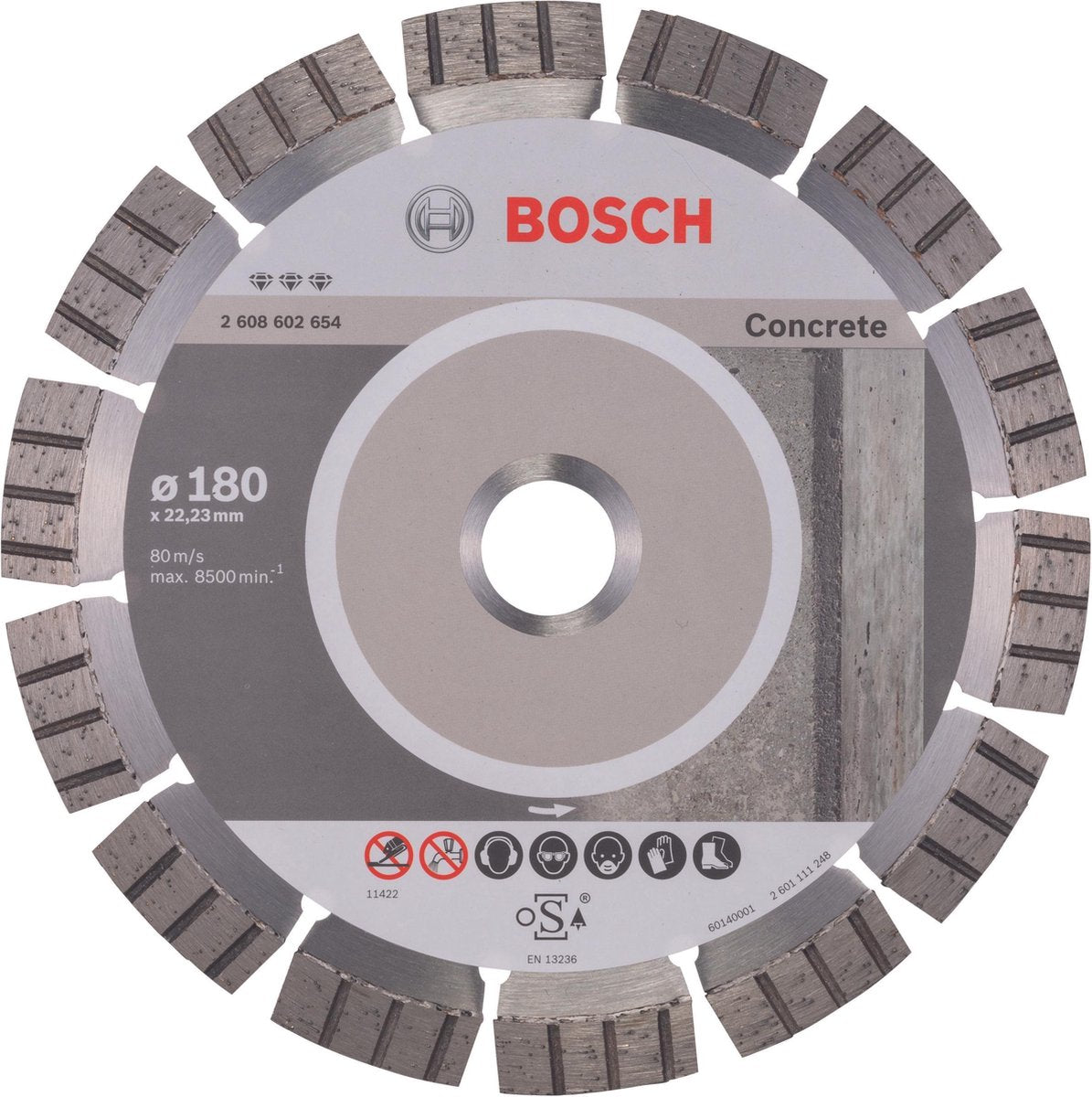 Bosch diamantskive bedste beton 180 22,23