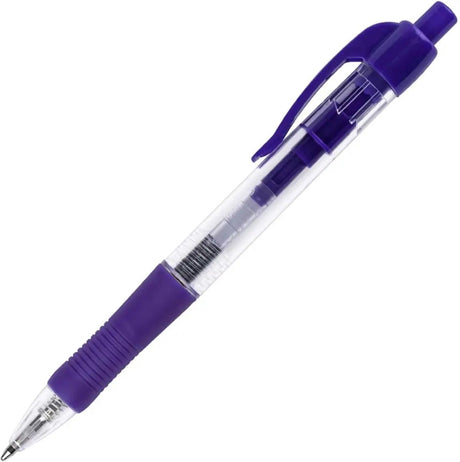 Q-connect kuglepen, udtrækkelig, 0,7 mm, medium spids, blå, æske med 10 stk.