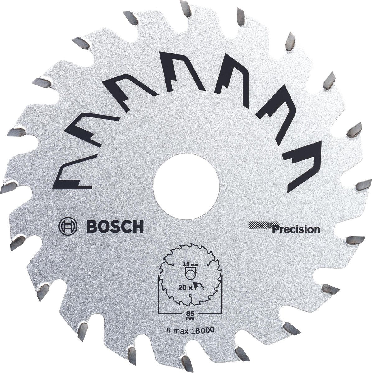 Bosch rundsavklinge 85x1,1 0,7x15 20t