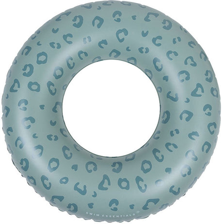 Svømmeudstyr - swimmingpool - ø95 cm - grøn - leopard - barn - flamingohoved