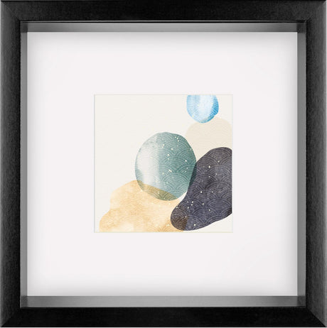 Walther shape - 3d fsc houten lijst - fotoformaat 25x25 cm - kunstglas - zwart