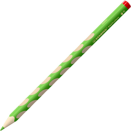 Stabilo easycolors - ergonomisk farveblyant - højrehåndet - ekstra tyk 4,2 mm kerne - mørkegrøn