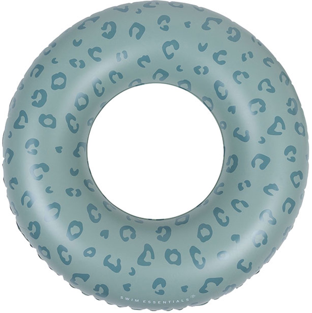 Svømmeudstyr - swimmingpool - ø95 cm - grøn - leopard - barn - flamingohoved