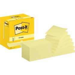 Sticky z-notes post_it r350 kg 76x127mm gul