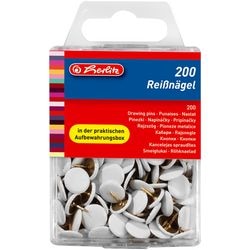 Herlitz tommelfinger 8770158 metal hvid