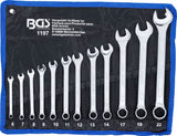 Bgs technic kombinationsnøglesæt sw 6 - 22 mm 12 stk.