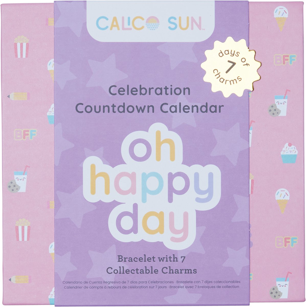 Calico sol nedtællings festkalender åh glad dag