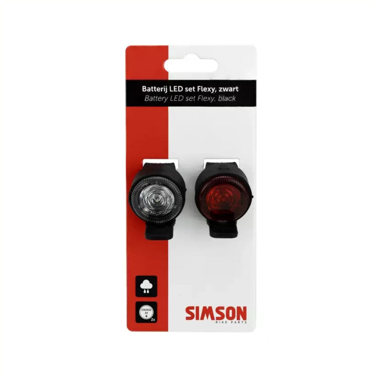 Lyssæt Simson 'Flexy' LED -sæt - Sort