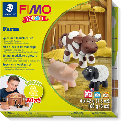 Fimo kids - ovnhærdende modellervoks - form legegård