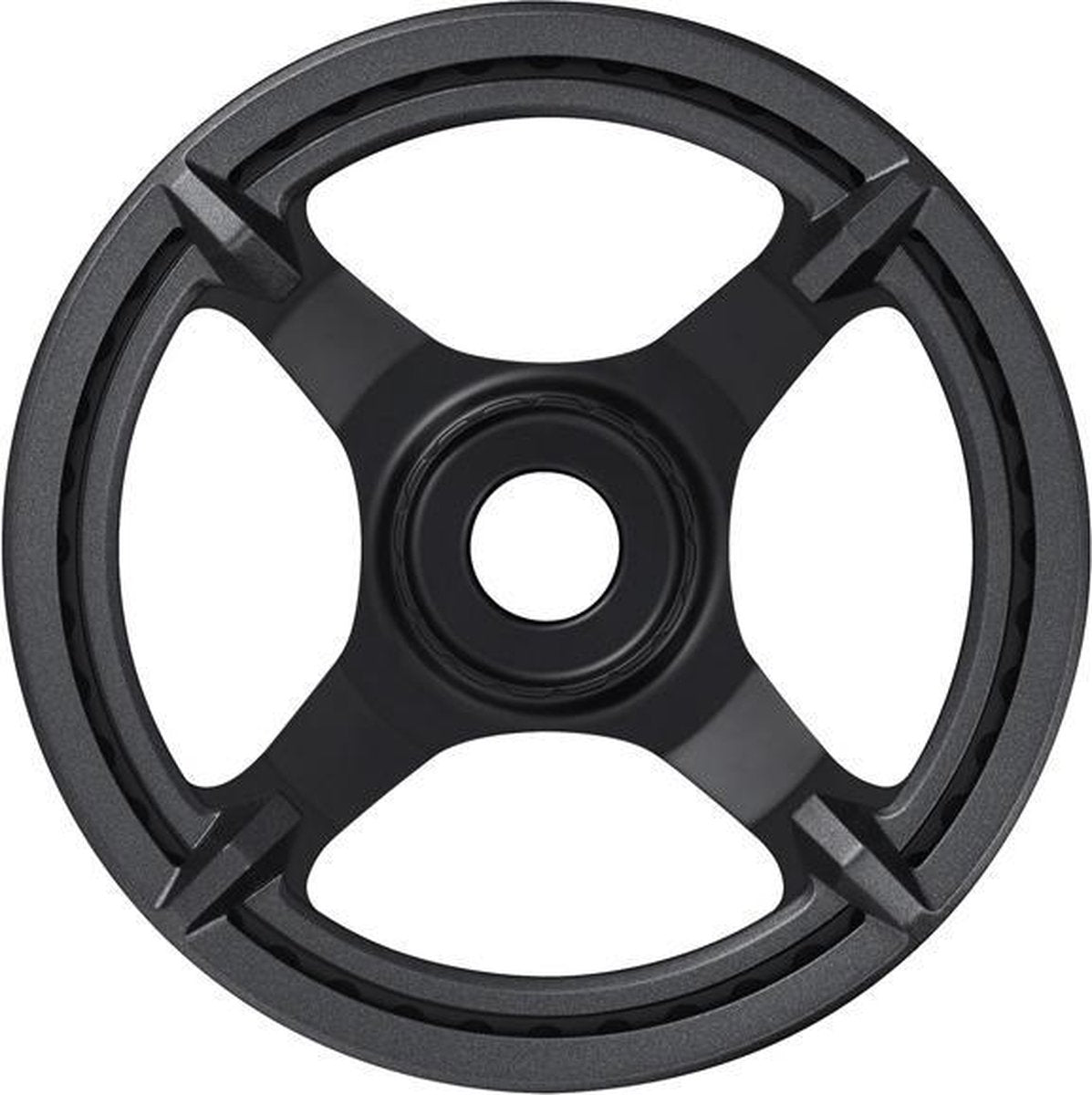Shimano kædering trin sm-cre61 38t sort med dobbelt kædeskærm