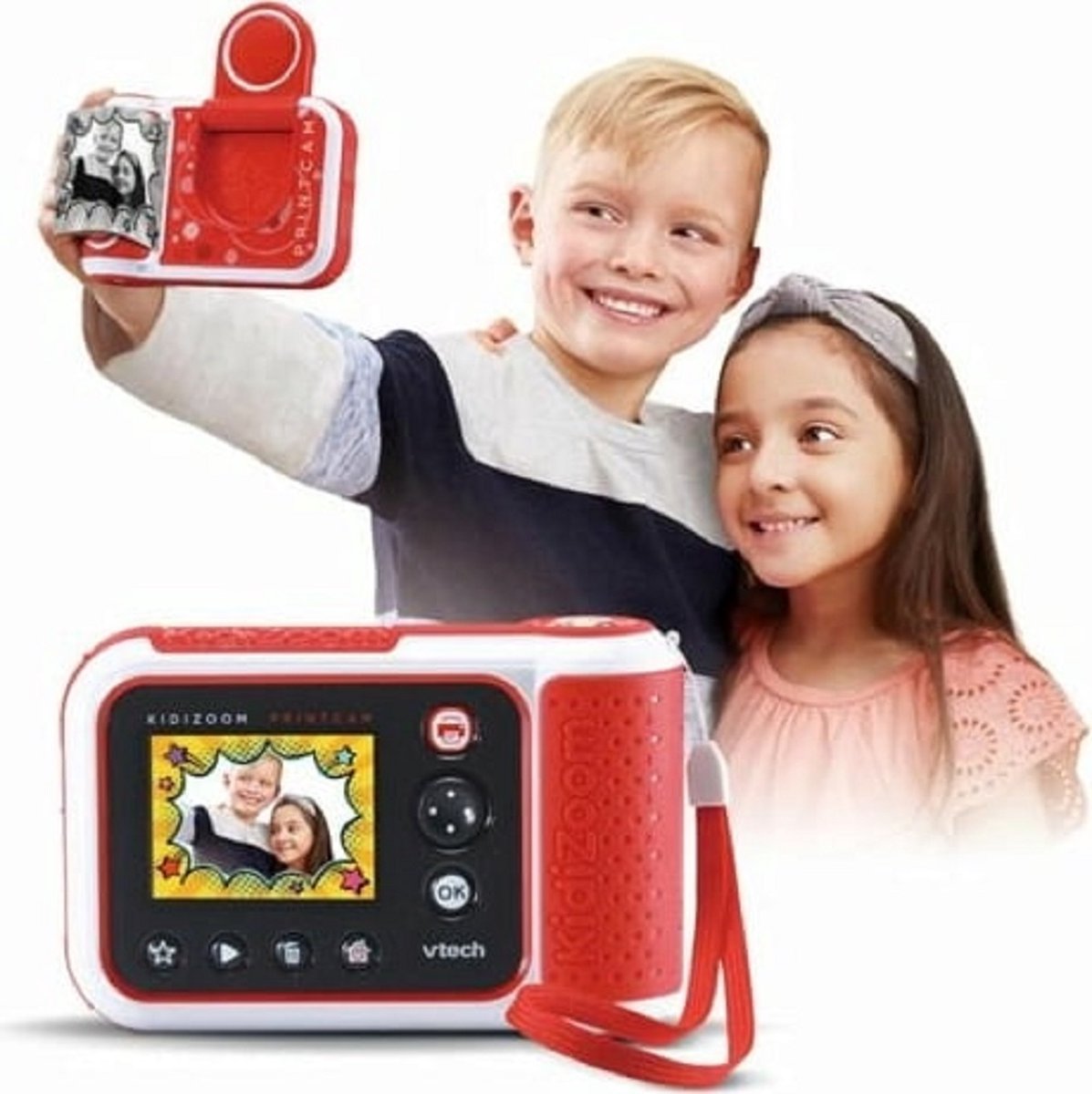 Vtech børnekamera printkamera med selfie og direkte print.