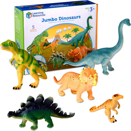 Læringsressourcer jumbo dinosaurer - sæt 1 - 3+