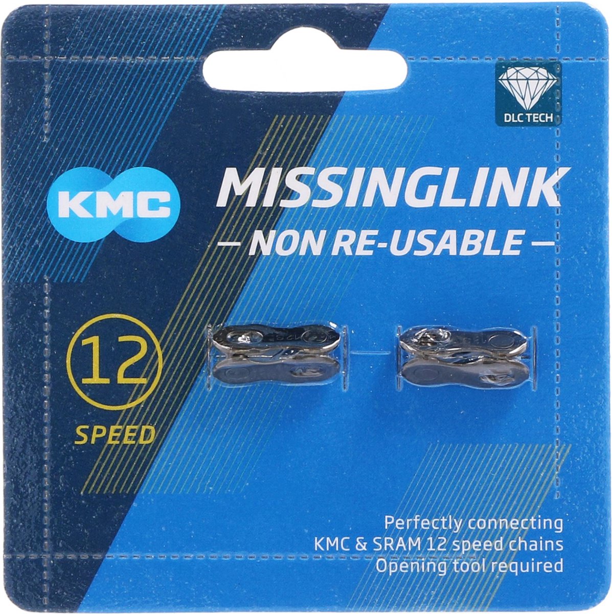 KMC MissingLink DLC 12 - 5,2 mm - Sort