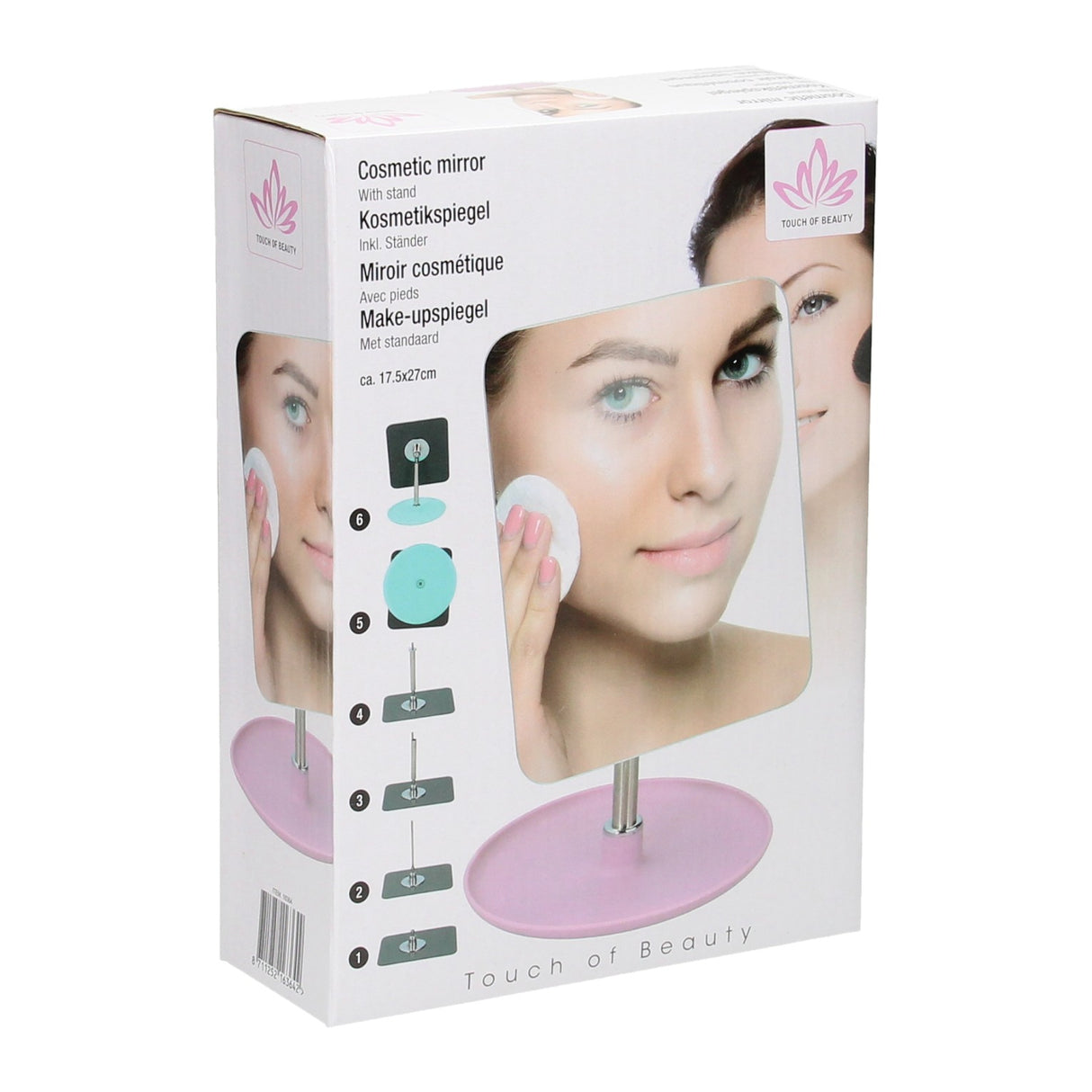 Make-up spejl med standard