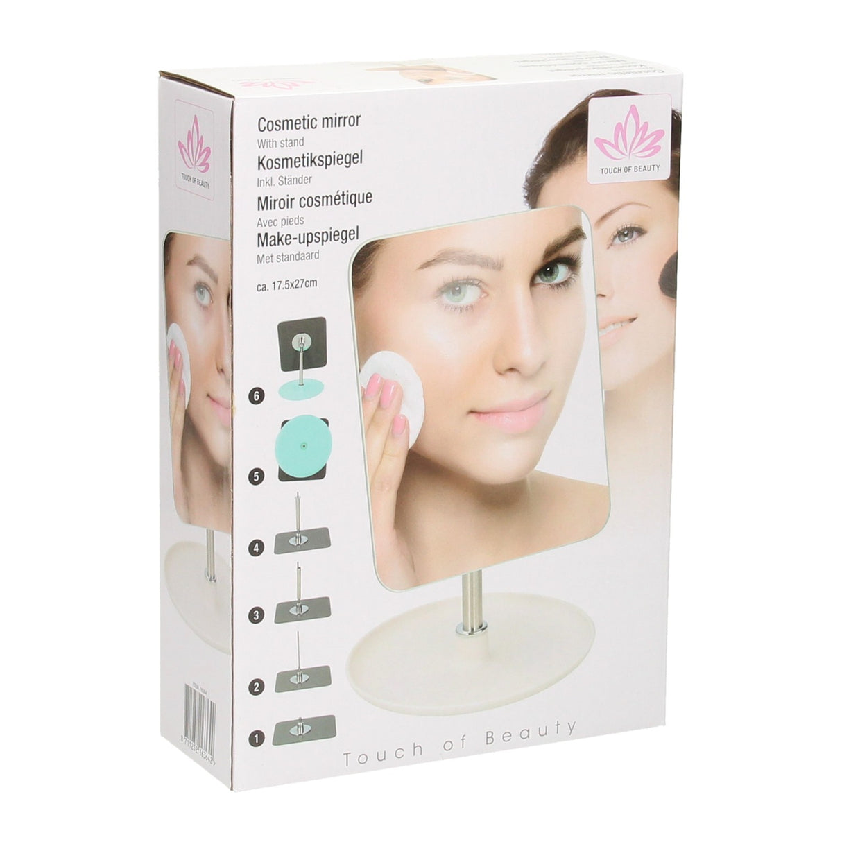 Make-up spejl med standard