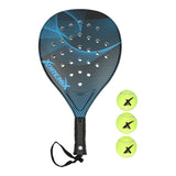 Adrenix padel sæt ketcher med 3 bolde - blå