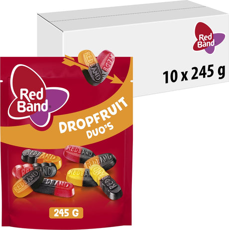 Red band lakrids frugt duo's taske (10x 245gr)