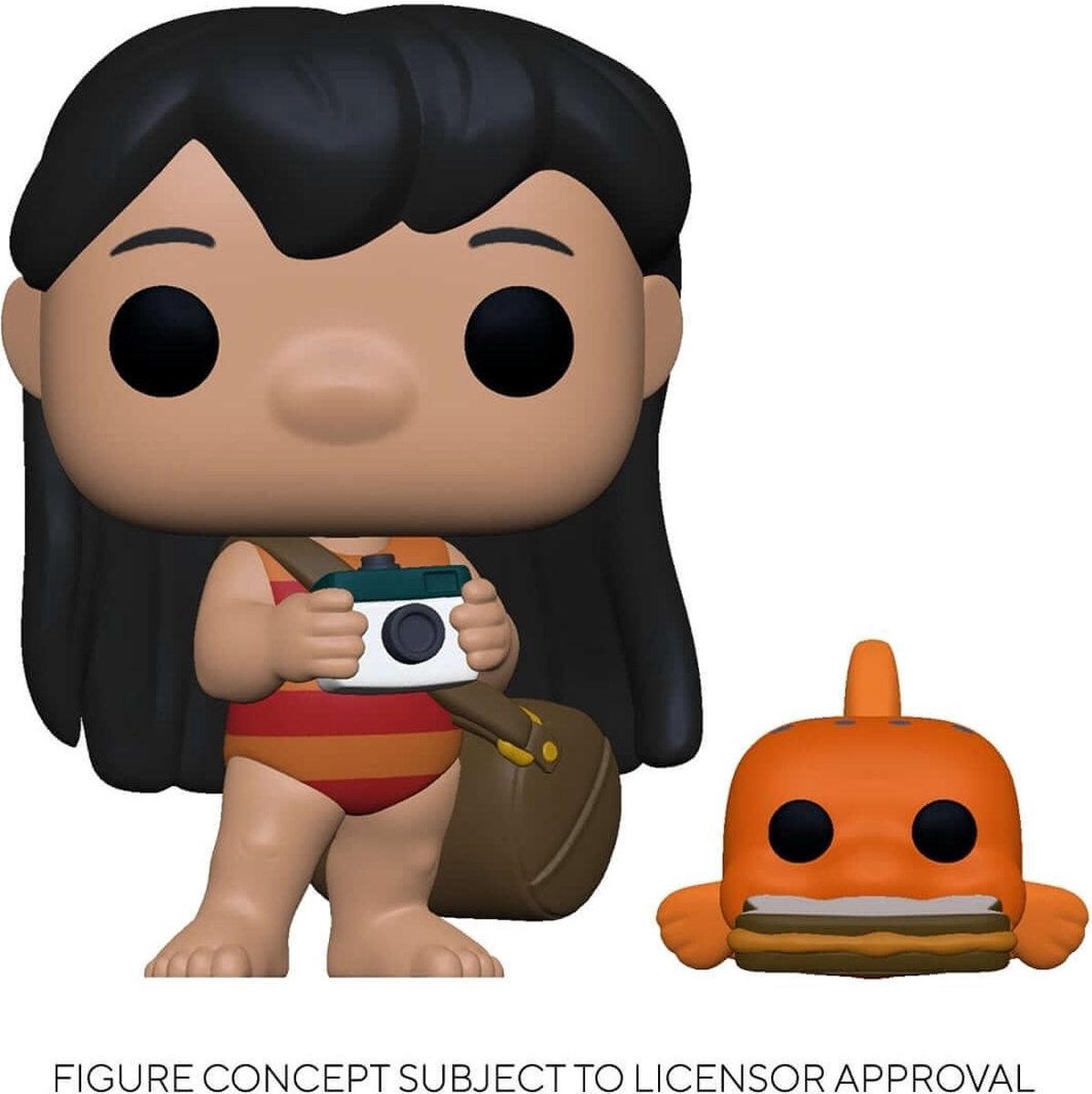 Funko lilo stitch pop! vinylfigur med buddy pudge - 9 cm