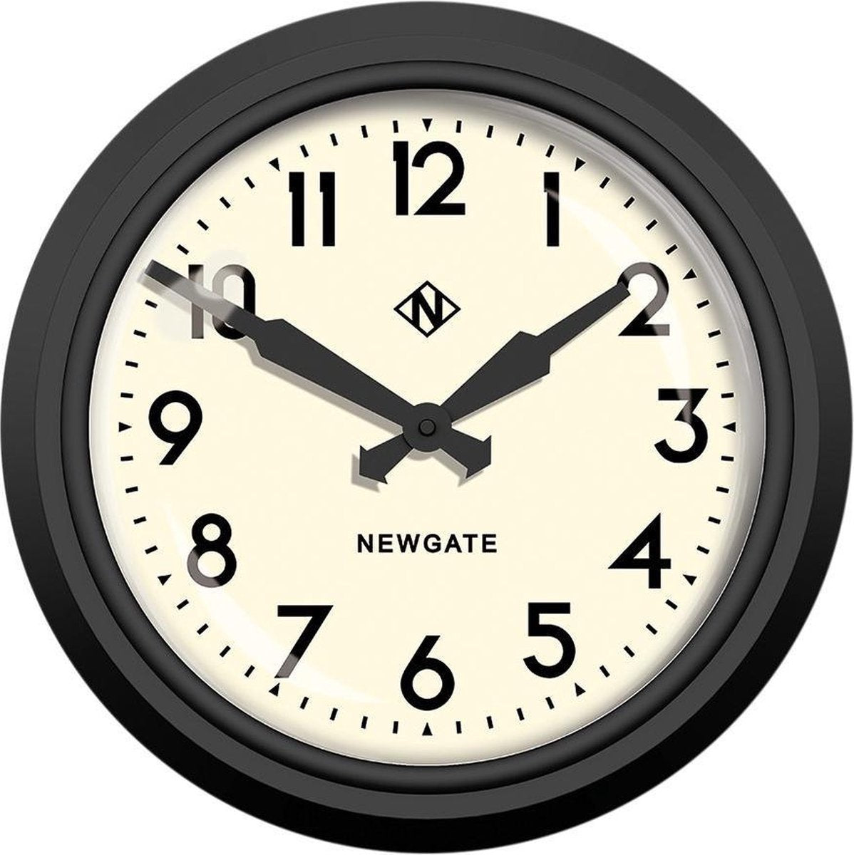 Newgate vægur det elektriske sorte 37cm