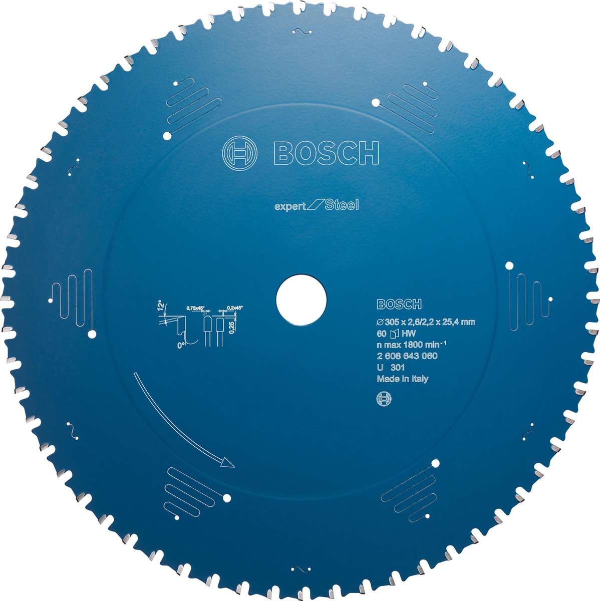 Bosch rundsavsklingeekspert til stål 210 x 30 x 2,2 mm, 48