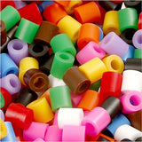 Creativ virksomhed https: www.cchobby.nl strygeperler-størrelse-5x5-mm-hul størrelse-2-5-mm-medium-standard-farver-1100-stykke-1-kasse