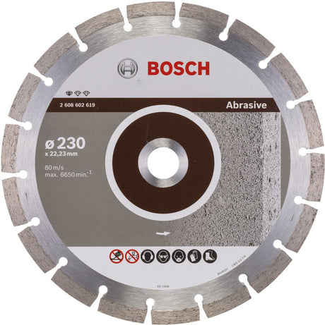 Bosch - diamantskæreskive standard til slibemiddel 230 x 22,23 x 2,3 x 10 mm