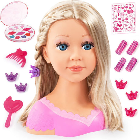 Bayer design - Charlene super model med hætte - blond hår
