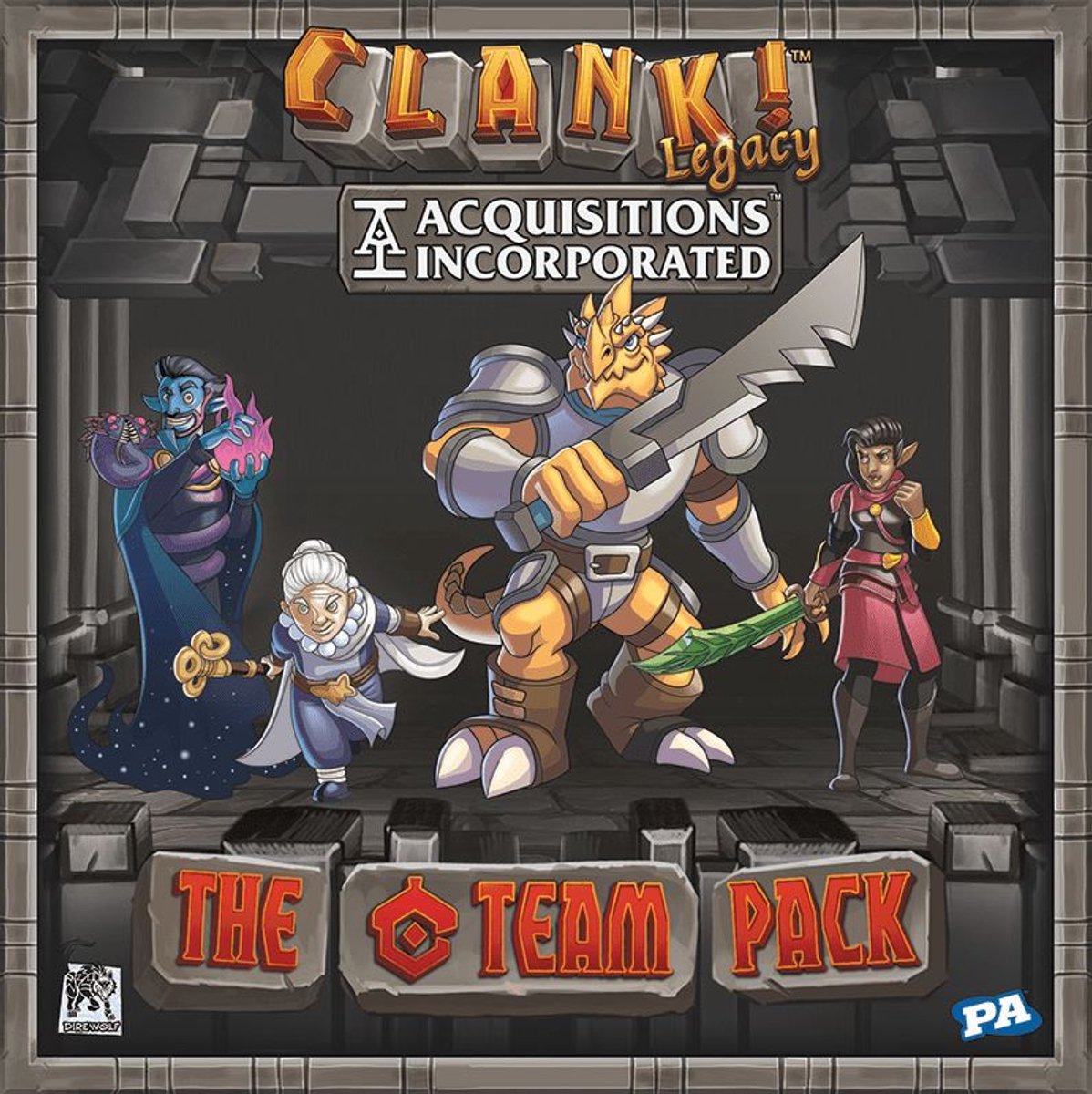 Asmodee brætspil klirrer! legacy the c team pack udvidelse på engelsk.