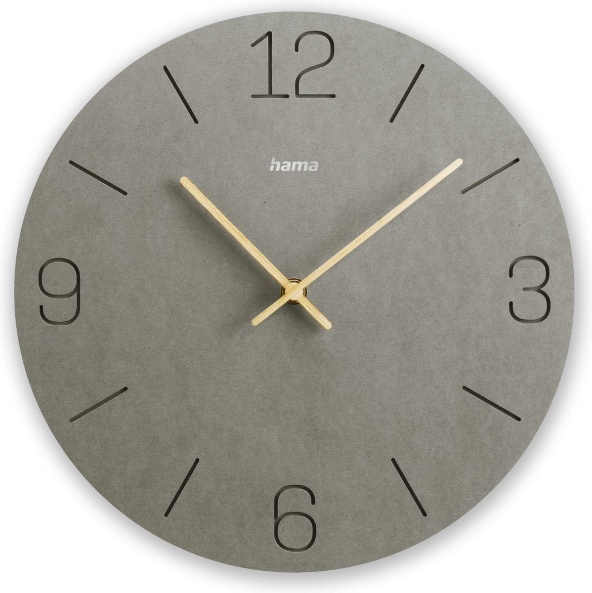 Hama vægur - Kreta - quartz - analog - grå