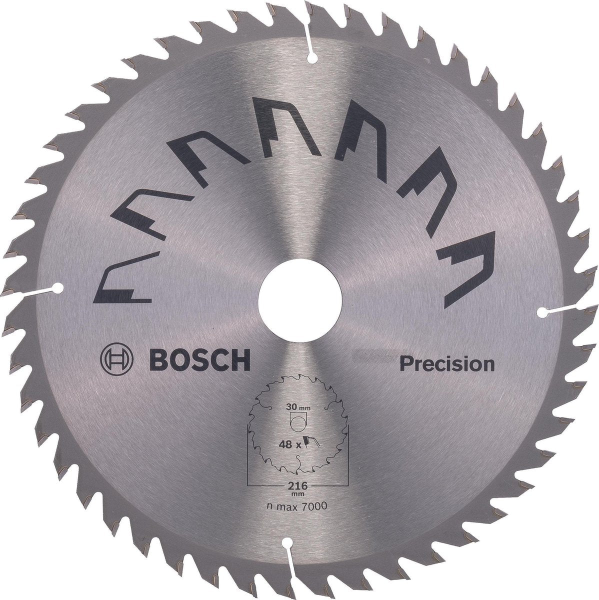 Bosch rundsavklinge præcision 216x2x30, t48