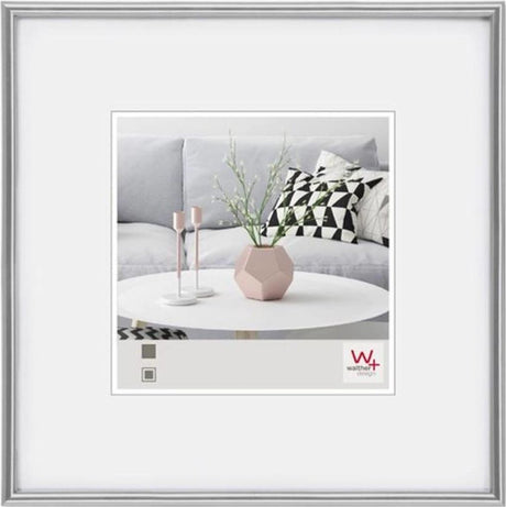 Walther galeria - plastramme - fotostørrelse 40x40 cm - sølv
