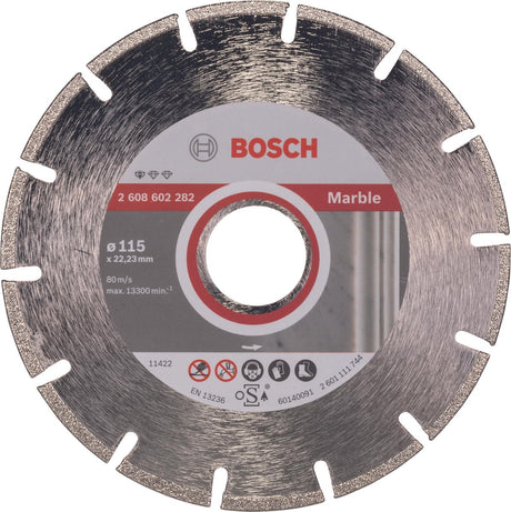 Bosch - diamantskæreskive standard til marmor 115 x 22,23 x 2,2 x 3 mm
