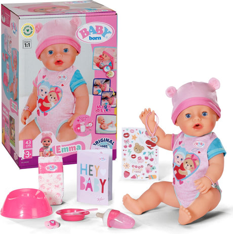 Baby born emma - babydukke 43 cm