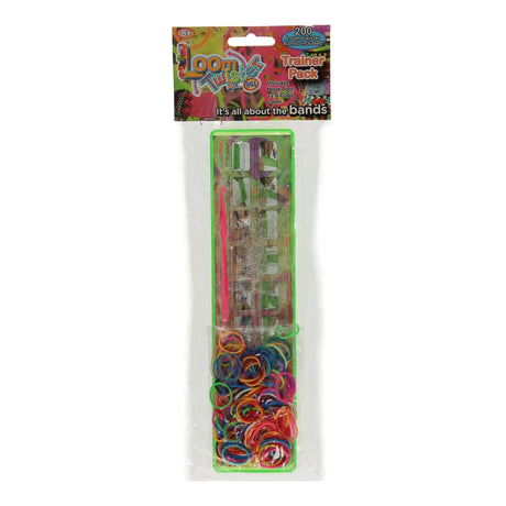 Loom twister board og stropper, 200 stk.