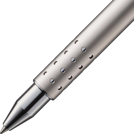 Lamy Swift mat sort rullekuglepen gavesæt – rullekuglepen med flydende skrivefornemmelse – massivt metalhus i linjebredde B – inklusive rullekuglepen Mine M 66 i blå ægte læderetui